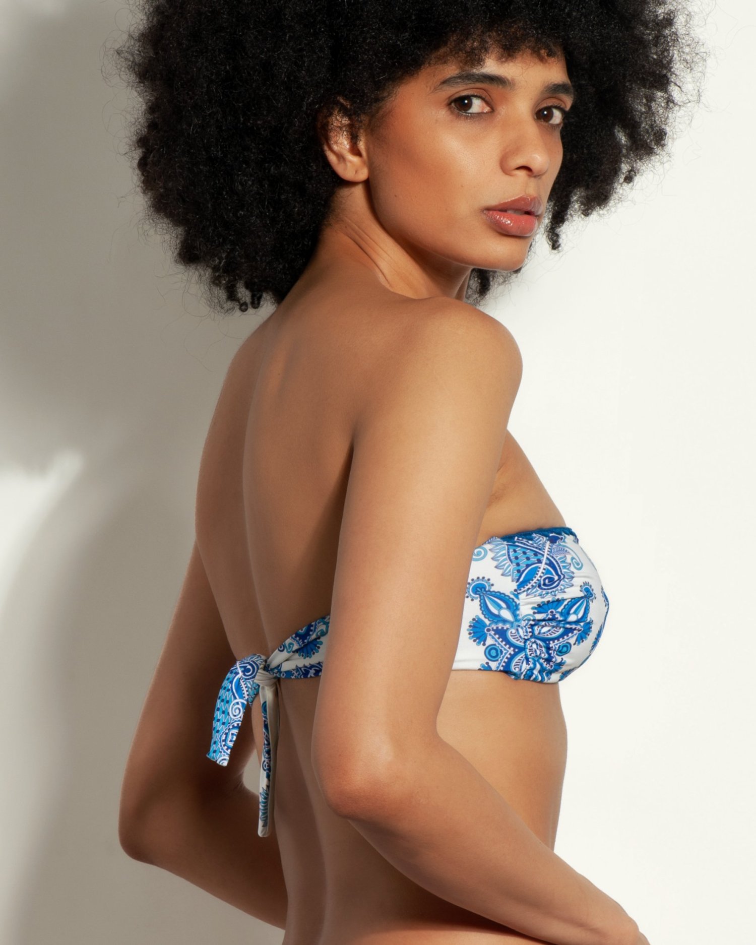 Candy Paisley Indigo Band