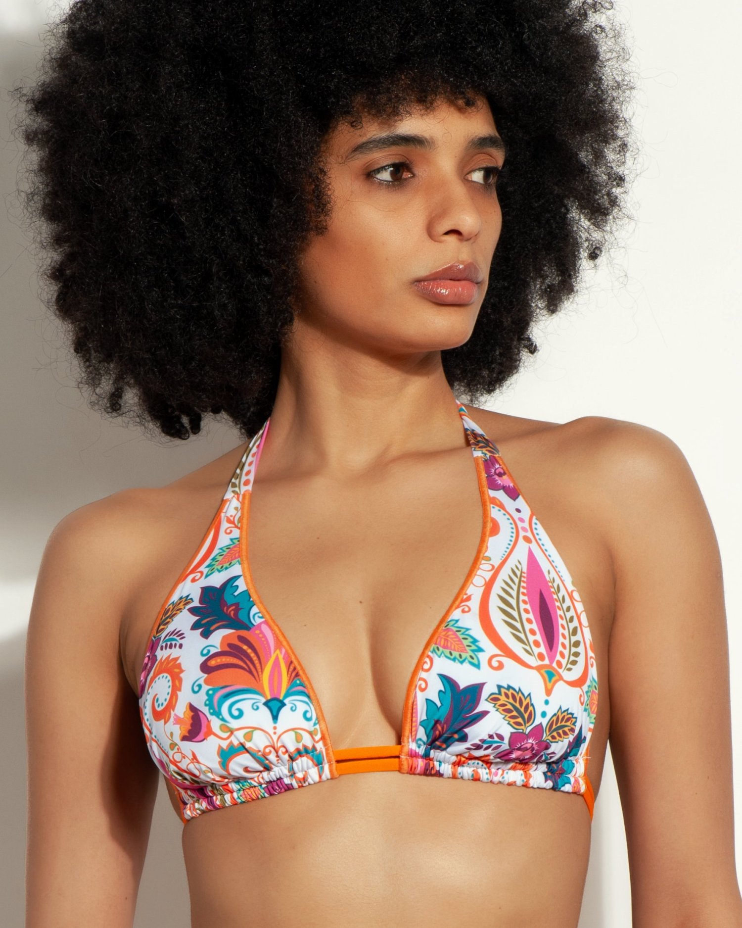 Triangolo Vela Gipsy Folk Bianco